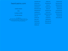 Tablet Screenshot of heartcasino.com